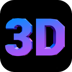 AI 3D creation SaaS logo