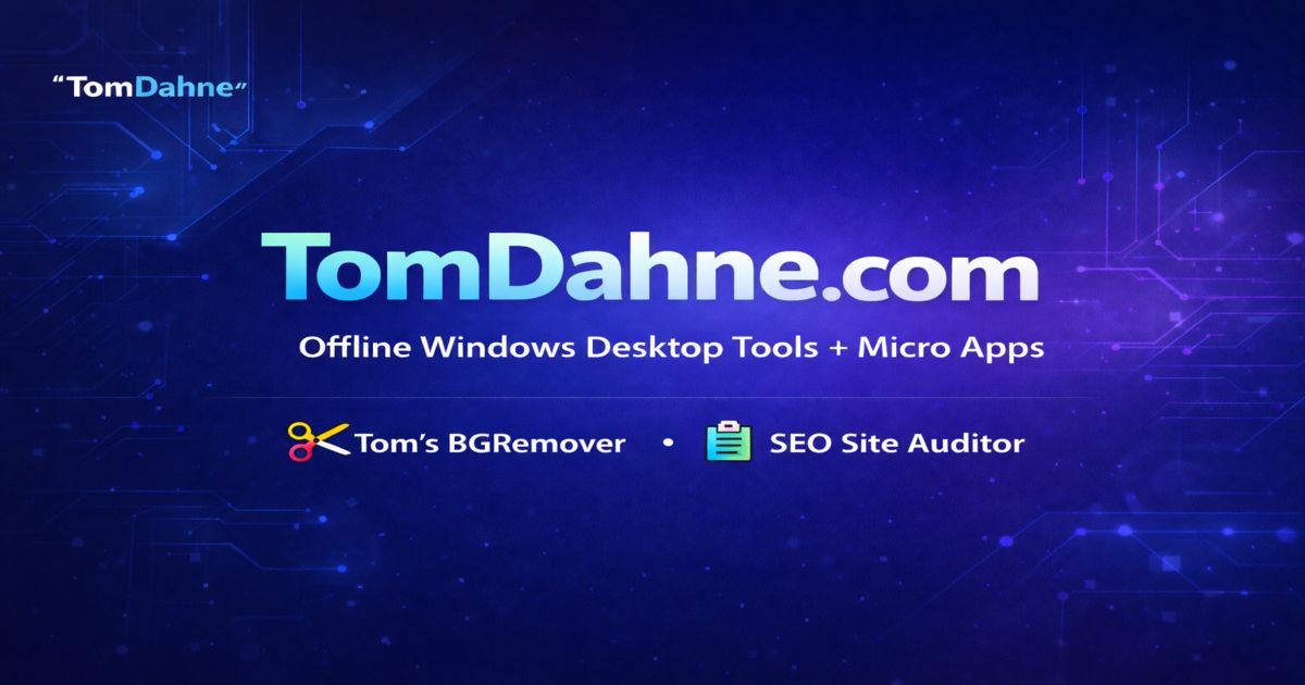 Tom's Directory Manager - Product Image